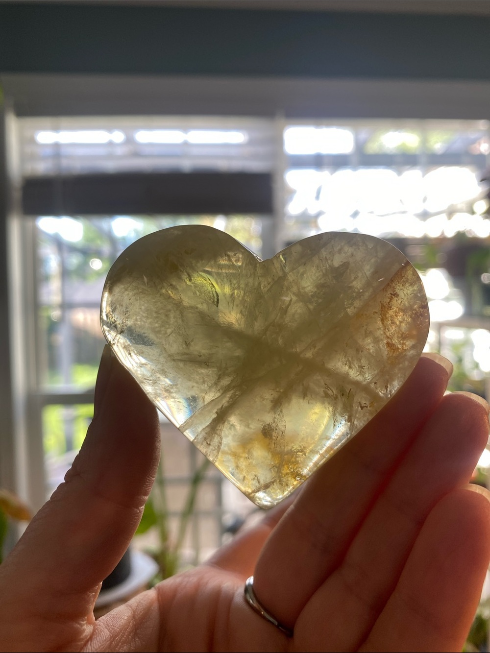 Heart-Shaped Citrine Crystal - Picture 5 of 10